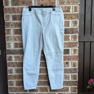 Eileen Fisher Soft Gray elastic waistband pull on Pants